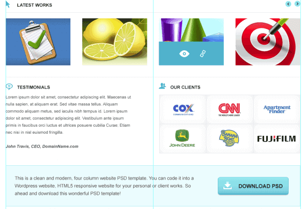 PSD to HTML